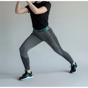 Gymshark Leggings Womens MediumGreen Low Rise Dry Seamless Athletic Flex Running